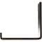 Ekena Millwork Steel Hanging Shelf Bracket, Antiqued Pale Gold 2"W x 6"D x 5 1/2"H BKTM02X06X05HSAPG - alternate 3